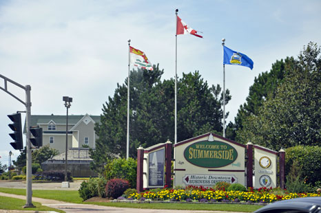 sign - welcome to Summerside (PEI)