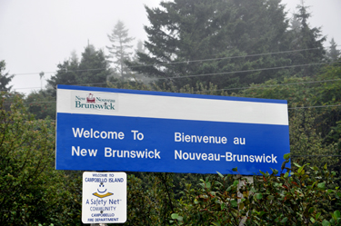 sign - Welcome to New Brunswick