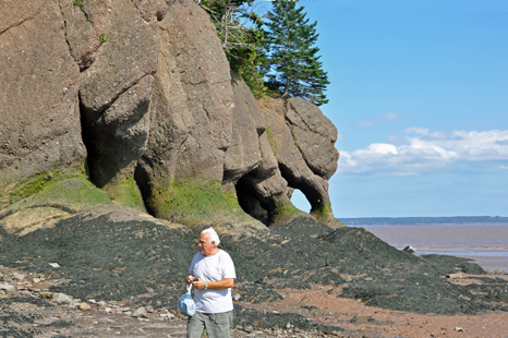 Lee Duquette at Hopewell Rocks