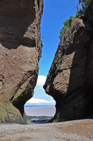 candle formation at Hopewell Rocks