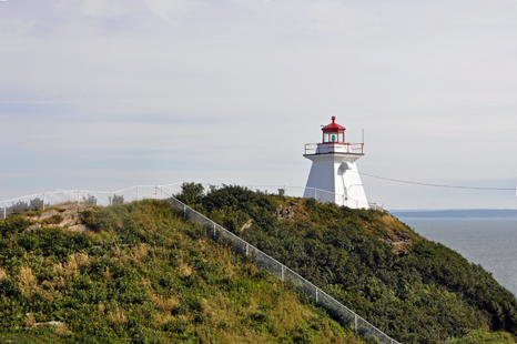 The Cape Enrage Lighthouse