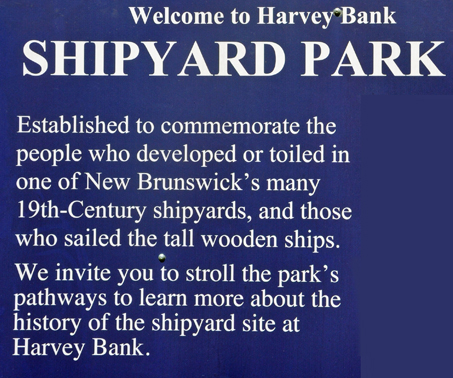 sign about Shipyard Park