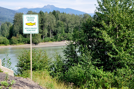 Fraser River sign