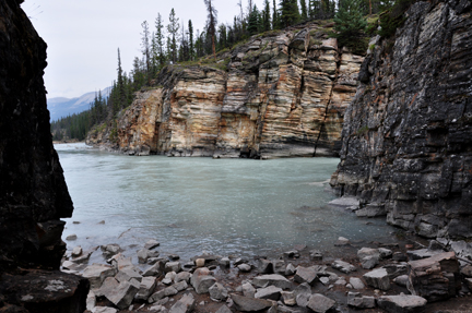 the calmer river