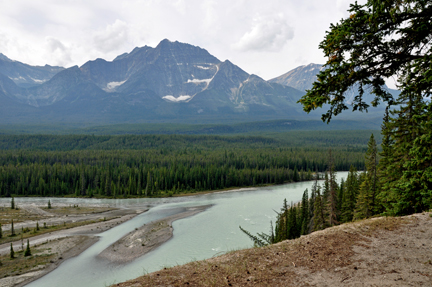 Mount Fryatt and river