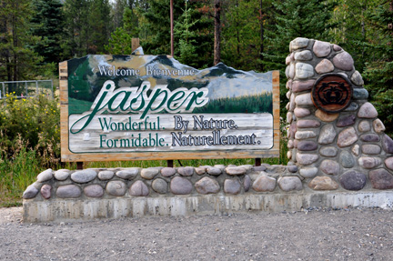 sign - welcome to Jasper