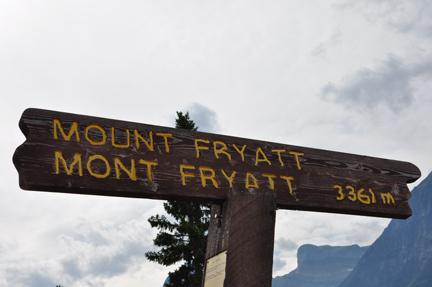 sign - Mount Fryatt