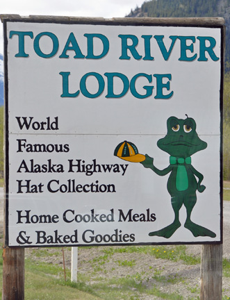 sign - Toad River Lodge