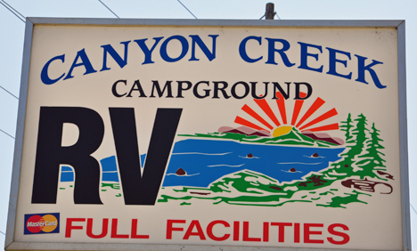 sign - Canyon Creek Campground