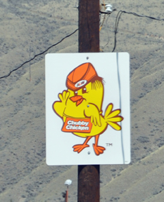 Chubby Chicken sign