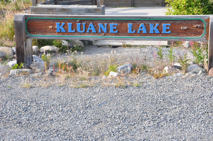 sign - Kluane Lake