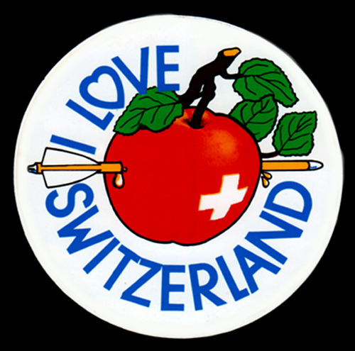 I Love Switzerland sign