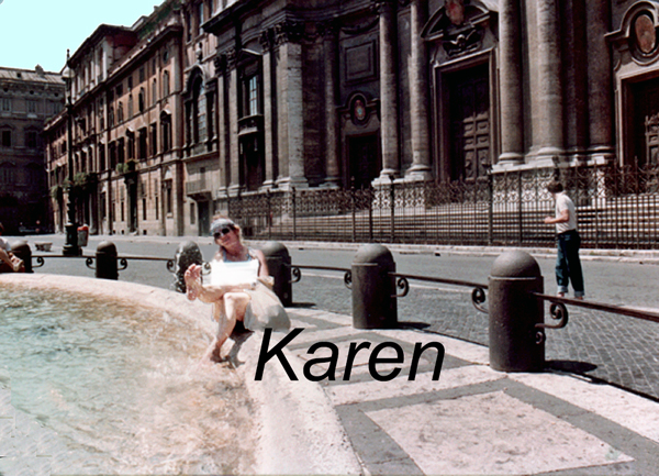 Karen Duquette dipped her toes in the water