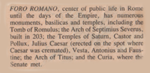 Roman Forum information