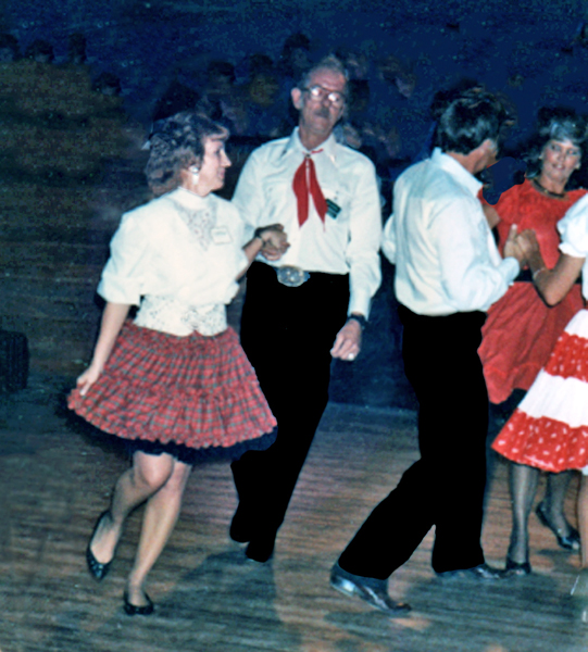 Karen Duquette square dancin