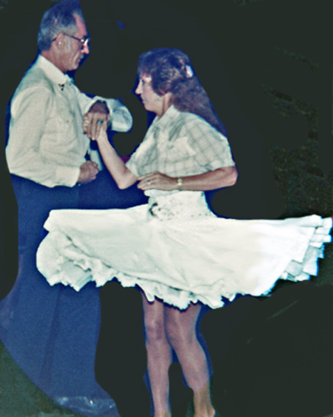 Karen Duquette square dancin