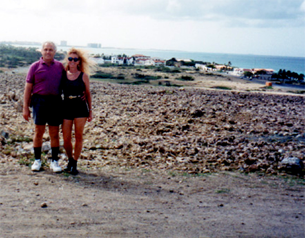 Lee and Karen Duquette in Aruba