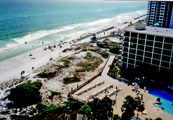 view from Hilton Sandestin Beach Hotel