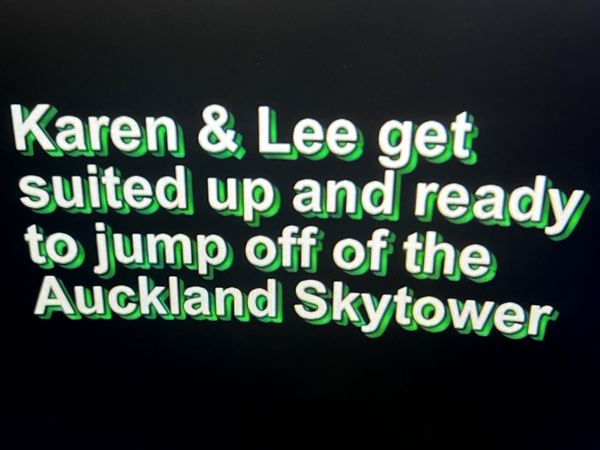 Lee and Karen Duquette getting suited up