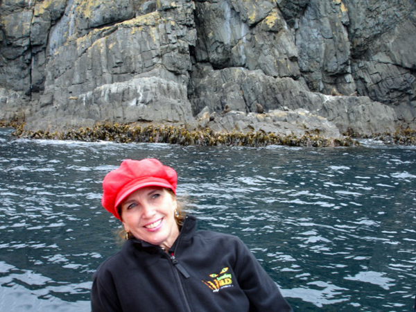 Karen Duquette at Bruny Island