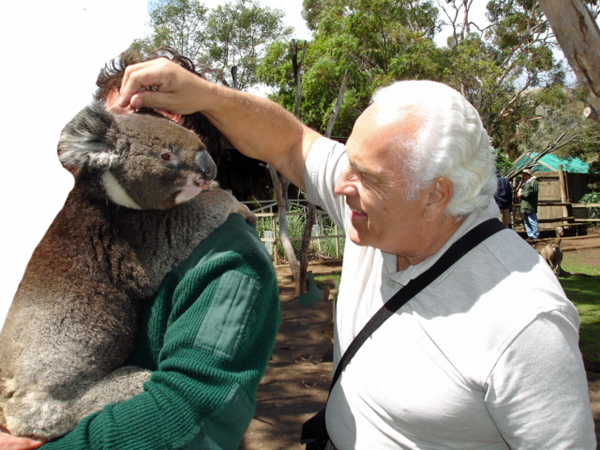 Lee Duquette and a Koala