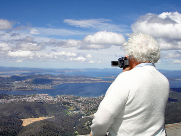 Lee Duquette at Mount Wellington