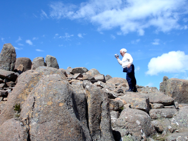 Lee Duquette at Mount Wellington