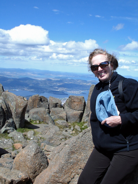 Karen Duquette at Mount Wellington