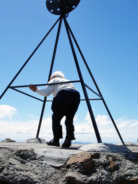Karen Duquette at Mount Wellington