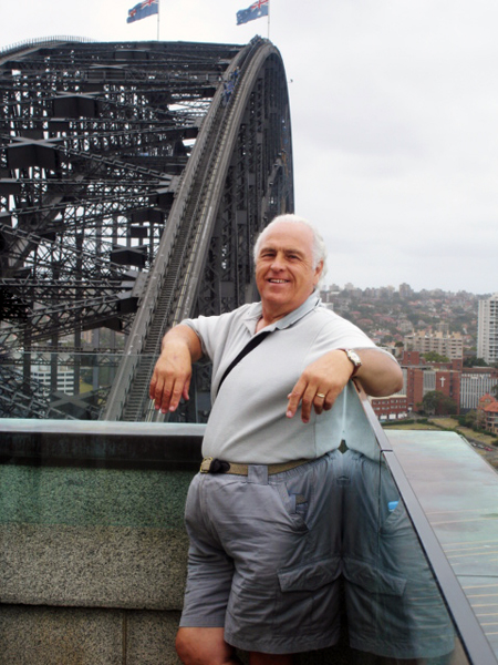 Lee Duquette at the Sydney Bridge