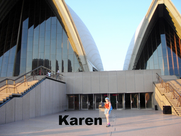 Karen Duquette at Sydney Opera House