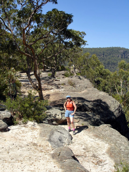 Karen Duqutte at Blue Mountains National Park