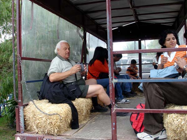 riding to the farm in australia
