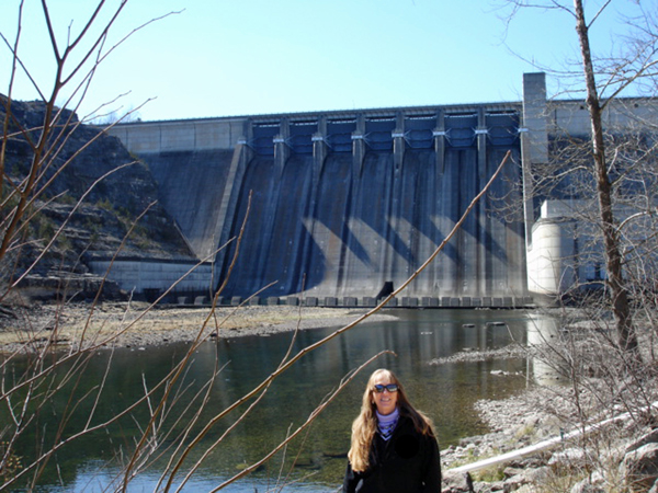 Karen Duquette at Beaver Dam inArkansa