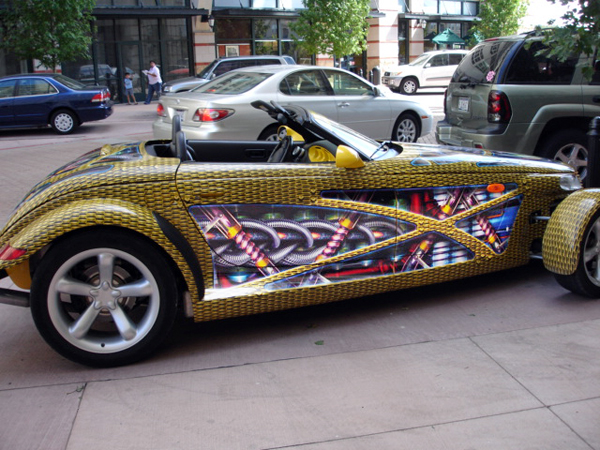 a very unusual car in Fort Worth