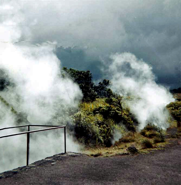 steam vents in Hawaii