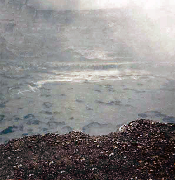 view of the heart of the volcano