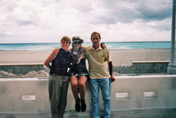 Sharon, Karen, Terry on Hollywood Beach