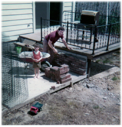 Brian Duquette with his dad