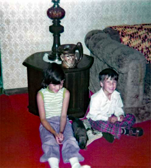 Renee and Brian Duquette with Karen's dog