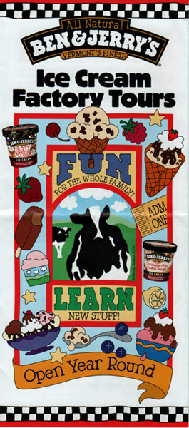 Ben and Jerry's Ice Cream Factory Tours