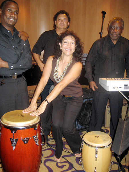 Amy Tinoco and the band