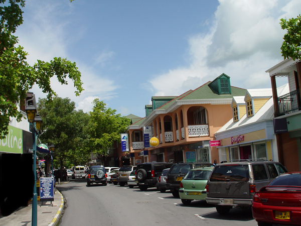 downtown St. Maarten
