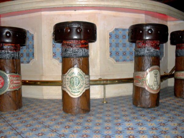 The Cigar room and Cigar stools