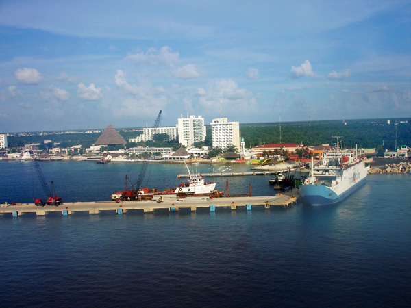 First views of Cozumel