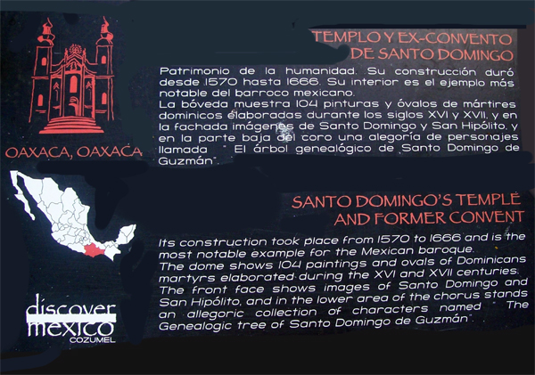 Santo Domingo's Temple and Former Convent sign