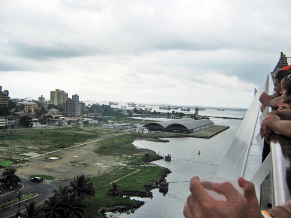First views of Colon, Panama