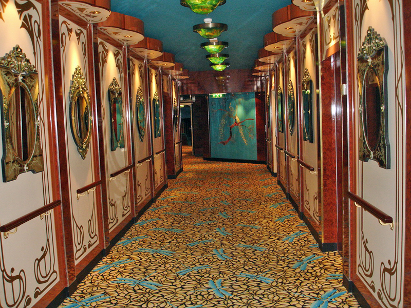 Hallway leading to the Stardust Theater