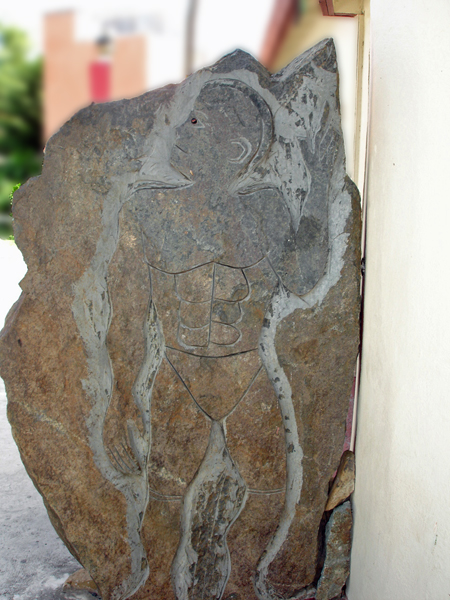 rock carving