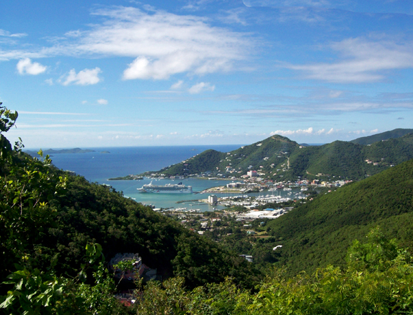 View of Tortola, BVI